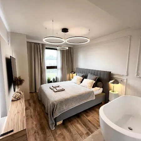 Apartament Nad Jeziorem Drweckim Oaza Ostróda Esterno foto